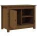 Mueble de TV madera maciza de pino marrón miel 70x36,5x52 cm