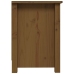 Mueble de TV madera maciza de pino marrón miel 70x36,5x52 cm