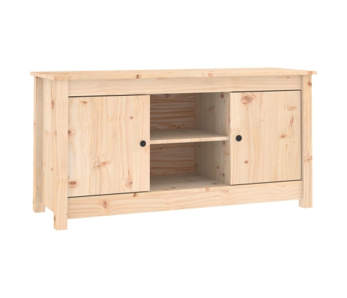 Mueble de TV de madera maciza de pino 103x36,5x52 cm