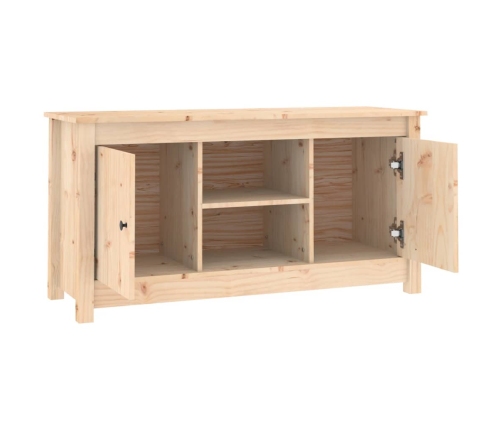 Mueble de TV de madera maciza de pino 103x36,5x52 cm