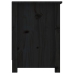 Mueble de TV de madera maciza de pino negro 103x36,5x52 cm