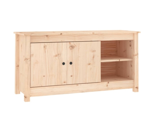 Mueble de TV de madera maciza de pino 103x36,5x52 cm