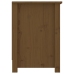 Mueble de TV madera maciza de pino marrón miel 103x36,5x52 cm