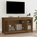 Mueble de TV madera maciza de pino marrón miel 103x36,5x52 cm