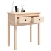 Mesa consola madera maciza de pino 70x35x75 cm