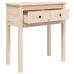 Mesa consola madera maciza de pino 70x35x75 cm