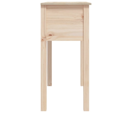 Mesa consola madera maciza de pino 70x35x75 cm