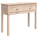 Mesa consola madera maciza de pino 100x35x75 cm