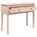 Mesa consola madera maciza de pino 100x35x75 cm