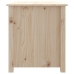 Mesa de centro de madera maciza de pino 71x49x55 cm