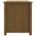 vidaXL Mesa de centro de madera maciza de pino marrón miel 71x49x55 cm