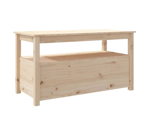 Mesa de centro de madera maciza de pino 102x49x55 cm