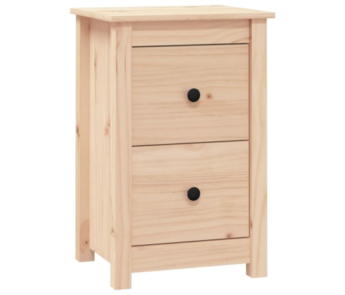 Mesita de noche madera maciza de pino 40x35x61,5 cm