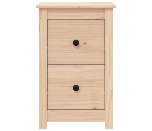 Mesita de noche madera maciza de pino 40x35x61,5 cm