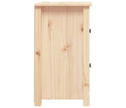 Mesita de noche madera maciza de pino 40x35x61,5 cm