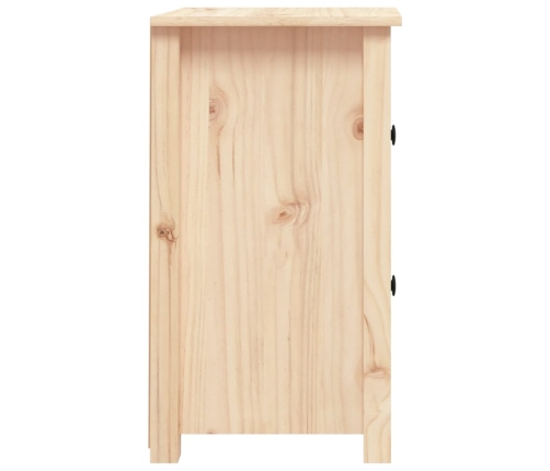 Mesitas de noche 2 uds madera maciza de pino 40x35x61,5 cm