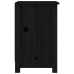 Mesitas de noche 2 uds madera maciza de pino negro 40x35x55 cm