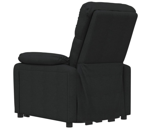 Sillón de masaje elevable tela negro