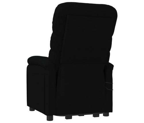 Sillón de masaje elevable tela negro