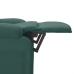 Sillón de masaje elevable tela verde oscuro