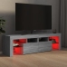 Mueble de TV con luces LED gris Sonoma 140x36,5x40 cm