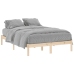 Estructura de cama sin colchón madera maciza de pino 137x190 cm