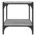 Mueble para TV contrachapada y acero gris Sonoma 40x33x41 cm