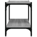 Mueble para TV contrachapada y acero gris Sonoma 60x33x41 cm