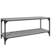 Mueble para TV contrachapada y acero gris Sonoma 100x33x41 cm