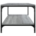 Mesa de centro madera contrachapada gris Sonoma 100x50x40 cm