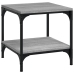 Mesa auxiliar de madera contrachapada gris Sonoma 40x40x40 cm
