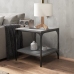 Mesa auxiliar de madera contrachapada gris Sonoma 40x40x40 cm