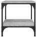 Mesa auxiliar de madera contrachapada gris Sonoma 40x40x40 cm