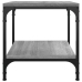 Mesa auxiliar de madera contrachapada gris Sonoma 40x40x40 cm