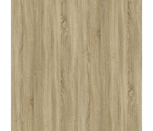 vidaXL Mesa de centro madera contrachapada roble Sonoma 100x50x35 cm