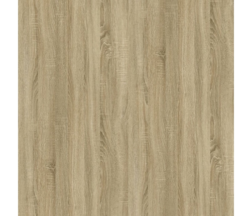 vidaXL Mesa de centro madera contrachapada roble Sonoma 80x50x35 cm