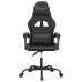 Silla gaming giratoria cuero sintético negro