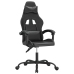 Silla gaming giratoria cuero sintético negro