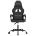 Silla gaming giratoria cuero sintético negro