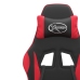 Silla gaming giratoria cuero sintético negro y rojo