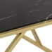 Mesa de centro dorada acero inoxidable y vidrio templado
