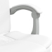 Silla de oficina reclinable cuero sintético blanco