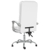 Silla de oficina reclinable masaje cuero sintético blanco