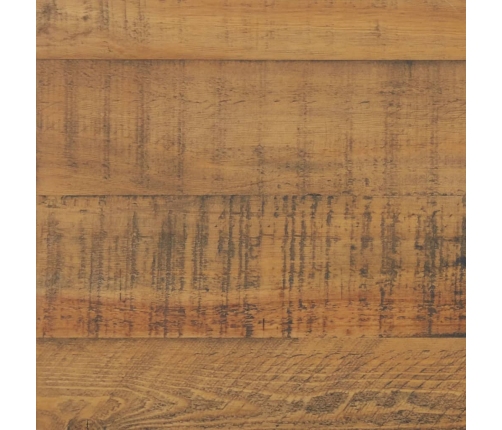 Aparador de madera maciza de pino marrón 110x35x70 cm