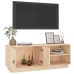 Mueble de TV de madera maciza de pino 105x34x40 cm