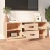 Mueble de TV de madera maciza de pino 100x34x40 cm