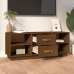 Mueble de TV madera maciza de pino marrón miel 100x34x40 cm