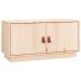 Mueble de TV de madera maciza de pino 80x34x40 cm