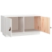 Mueble de TV de madera maciza de pino blanco 80x34x40 cm