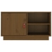 Mueble de TV madera maciza de pino marrón miel 70x34x40 cm